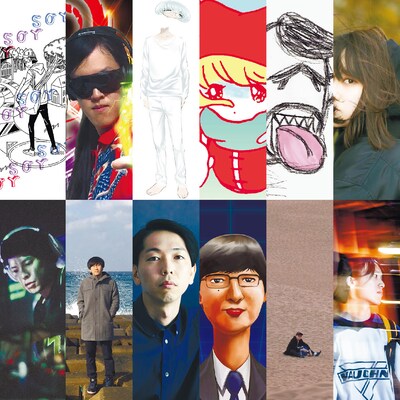 ISHII、ピアノ男、長谷川白紙、Tomggg、DJ Master Kohta、keshigomu、5364、tomad、TAKU INOUE、imai、SNJO、Batsu。