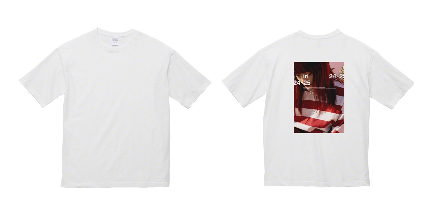 iri「24-25」完全生産限定盤付属Tシャツデザイン