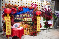 ファンから贈られた豪奢なスタンドフラワー。