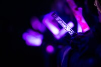 紫のペンライトで染まった客席。