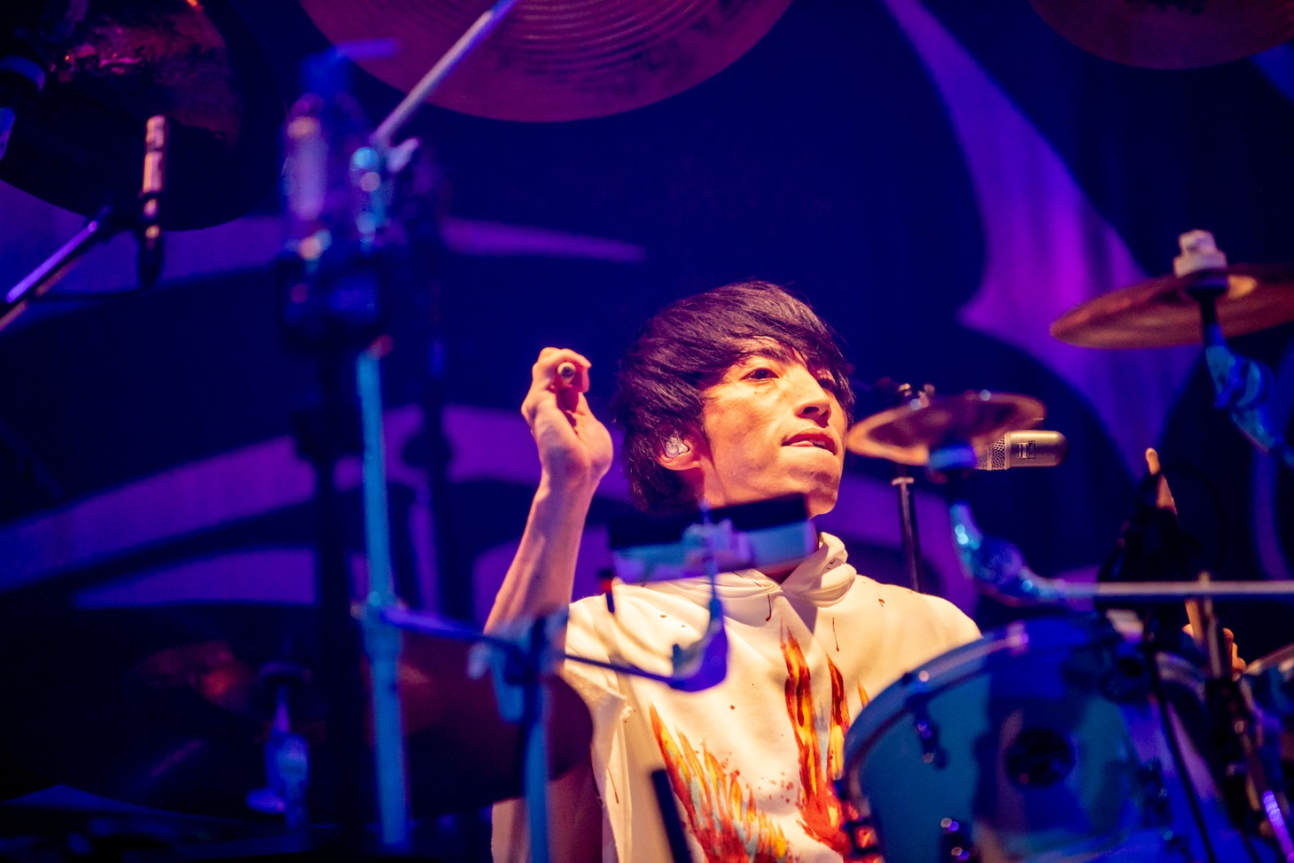 中西雅哉（Dr / THE ORAL CIGARETTES）（Photo by Viola Kam［V'z Twinkle Photography］）