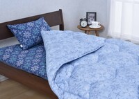 人気画像6位は「全国のしまむらでGENERATIONS片寄、小森、佐野のポスターもらえるキャンペーン」より、「Home Makes」敷きふとんカバー（1200円）、まくらカバー（480円）、合繊掛けふとん（7800円）の使用例。