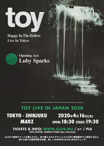 「Toy Live in Japan」フライヤー