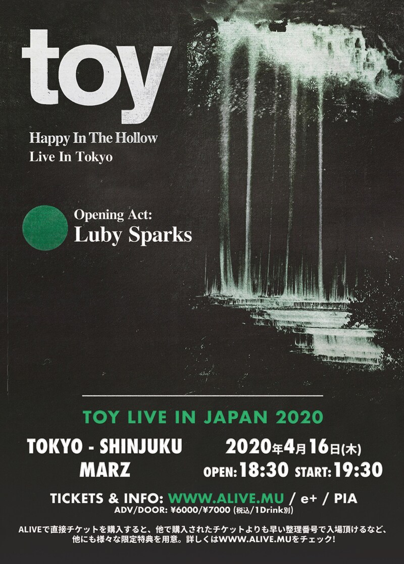 「Toy Live in Japan」フライヤー