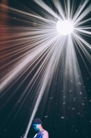 5lackとミラーボール。（Photo by Taro Mizutani）