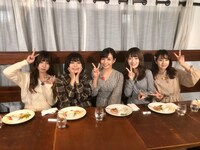 イタリアンレストランでの打ち上げの様子。