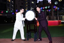 村上虹郎と森崎ウィン（PRIZMAX）。