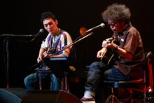 草なぎ剛と奥田民生。（撮影：新保勇樹）