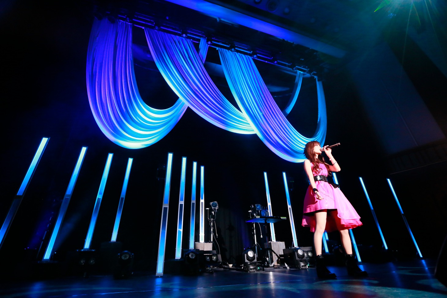 「立花理香 3rd LIVE～Heart shaker～」の様子。（写真提供：テイチクエンタテインメント）