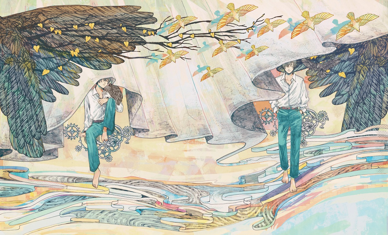 KK「世の霧を抱きよせ」ジャケットイラスト