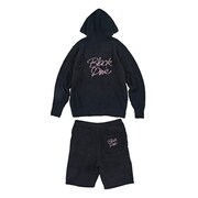 「BLACKPINK 2019-2020 WORLD TOUR IN YOUR AREA POPUP STORE」で販売されるセットアップルームウェア裏面（L/ハーフパンツ）。