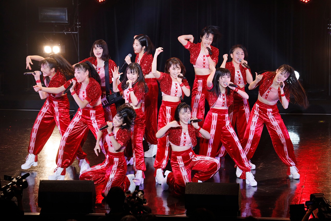 BEYOOOOONDS「LIVE BEYOOOOOND1St」の様子。（写真提供：アップフロントグループ）