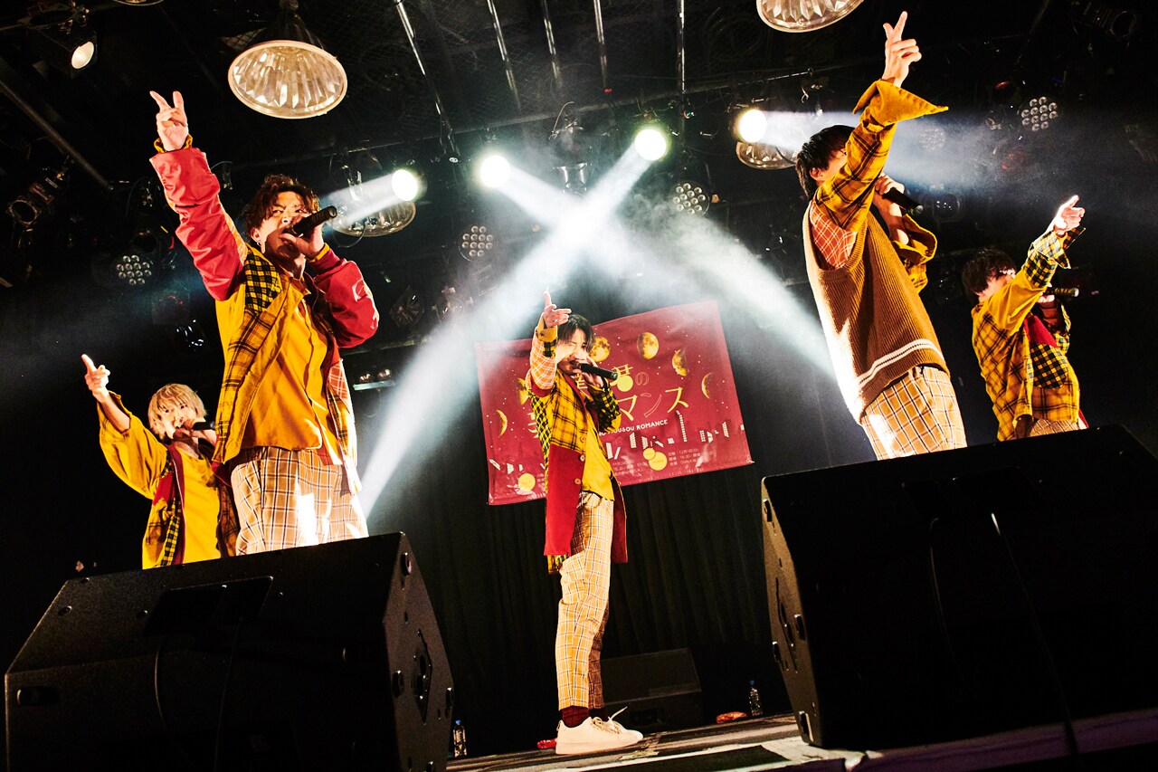 CUBERS「CUBERS 東名阪TOUR～僕と君の妄想ロマンス～」最終公演の様子。（撮影：上溝恭香）