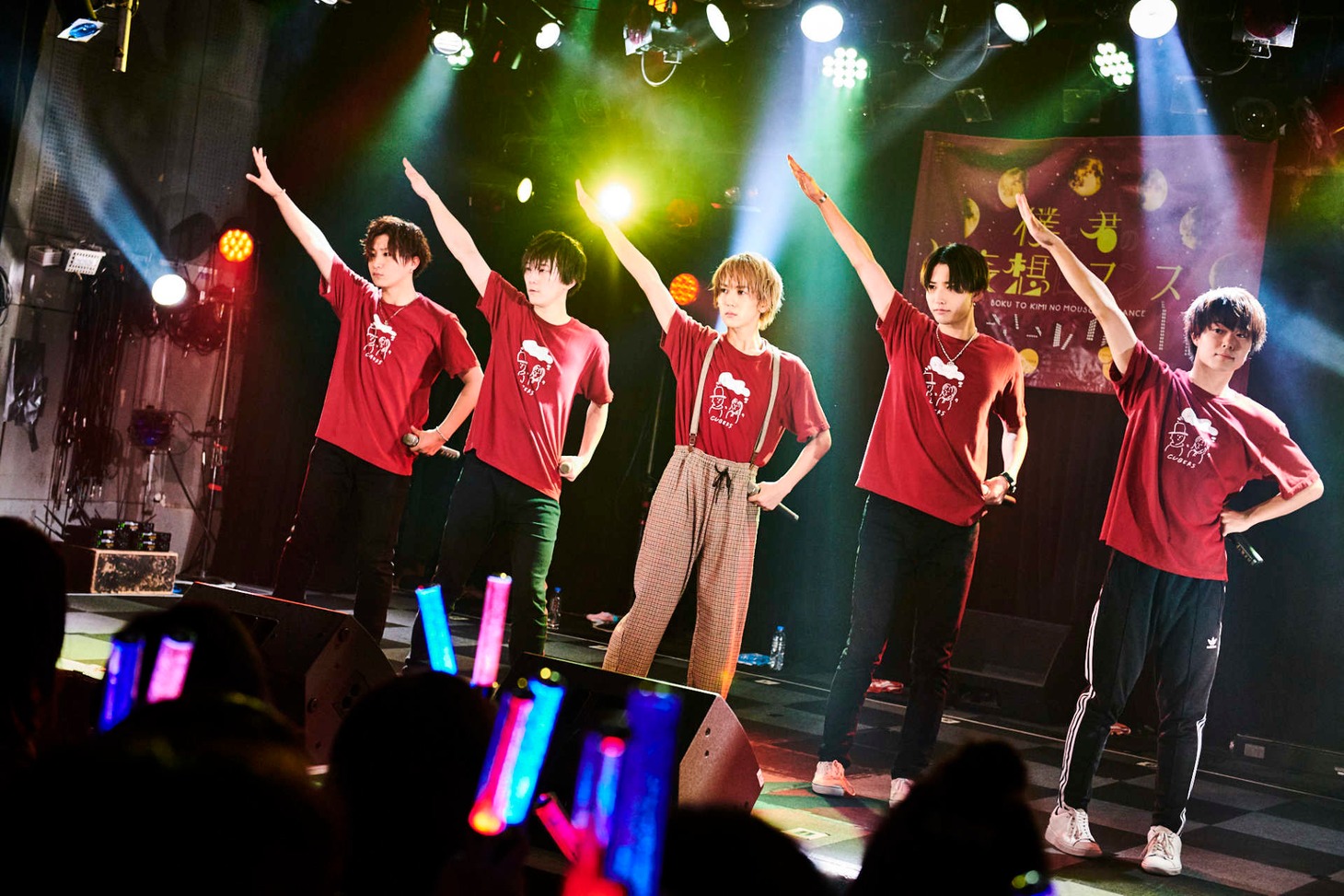 CUBERS「CUBERS 東名阪TOUR～僕と君の妄想ロマンス～」最終公演の様子。（撮影：上溝恭香）
