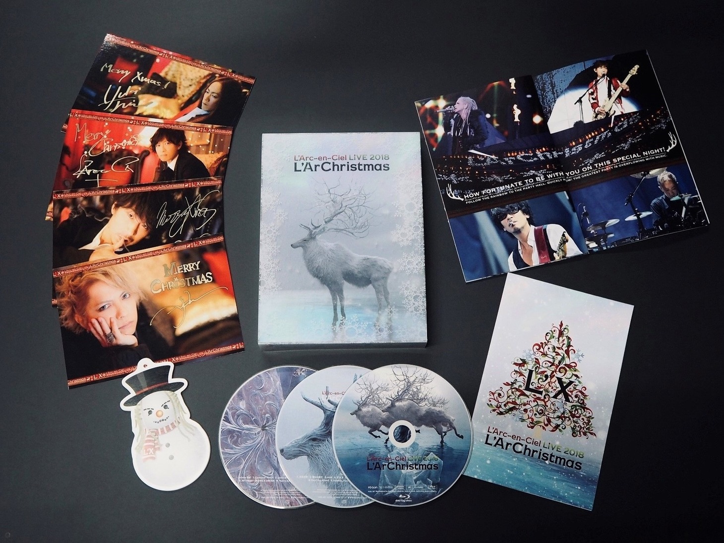 L'Arc-en-Ciel「LIVE 2018 L'ArChristmas」初回限定盤パッケージ