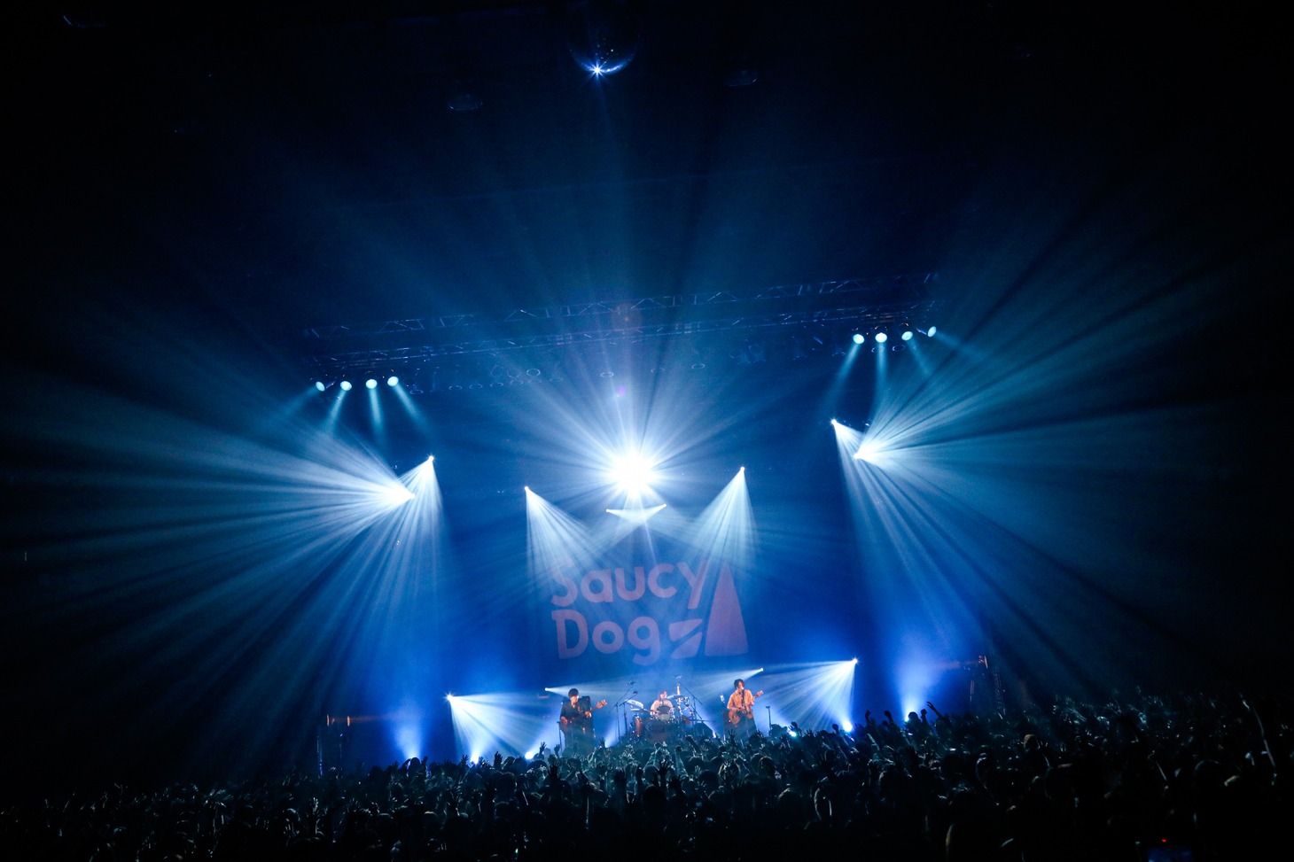 Saucy Dog「ブルーピリオド Release tour『いつだって今日がはじまりツアー』」東京・Zepp Tokyo公演の様子。（撮影：白石達也）