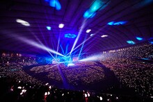 BLACKPINK「BLACKPINK 2019-2020 WORLD TOUR IN YOUR AREA」東京・東京ドーム公演の様子。
