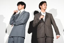 左から眞栄田郷敦、片寄涼太（GENERATIONS from EXILE TRIBE）。