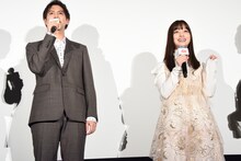 左から片寄涼太（GENERATIONS from EXILE TRIBE）、橋本環奈。