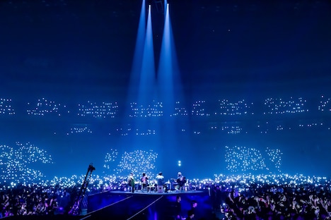 MY FIRST STORY「MY FIRST STORY TOUR 2019」さいたまスーパーアリーナ公演の様子。（Photo by TAKASHI KONUMA）