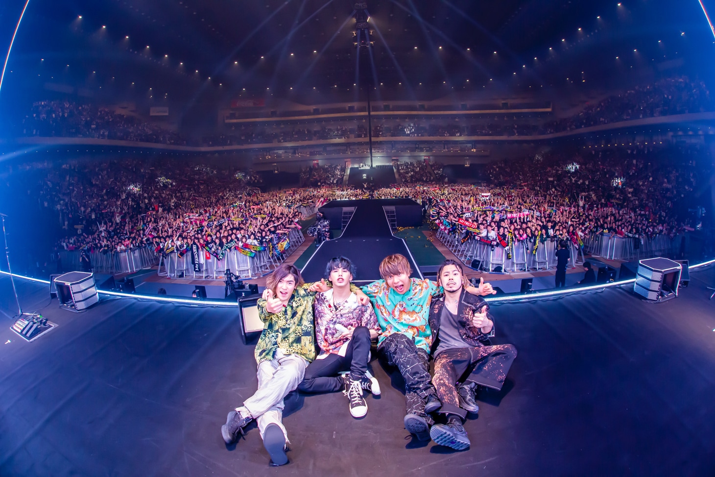 MY FIRST STORY「MY FIRST STORY TOUR 2019」さいたまスーパーアリーナ公演の様子。（Photo by TAKASHI KONUMA）