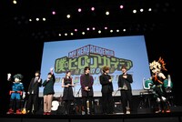 「僕のヒーローアカデミア THE MOVIE ヒーローズ：ライジング」完成披露試写イベントの様子。