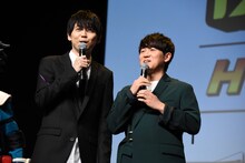 左から梶裕貴、山下大輝。