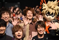 上段左から荒井智之、黒田隼之介、爆豪勝己。