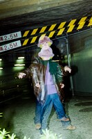 KANGOL「Faux Fur Casual」を着用したFukase。