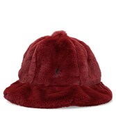 KANGOL「Faux Fur Casual」バーガンディー（8800円）