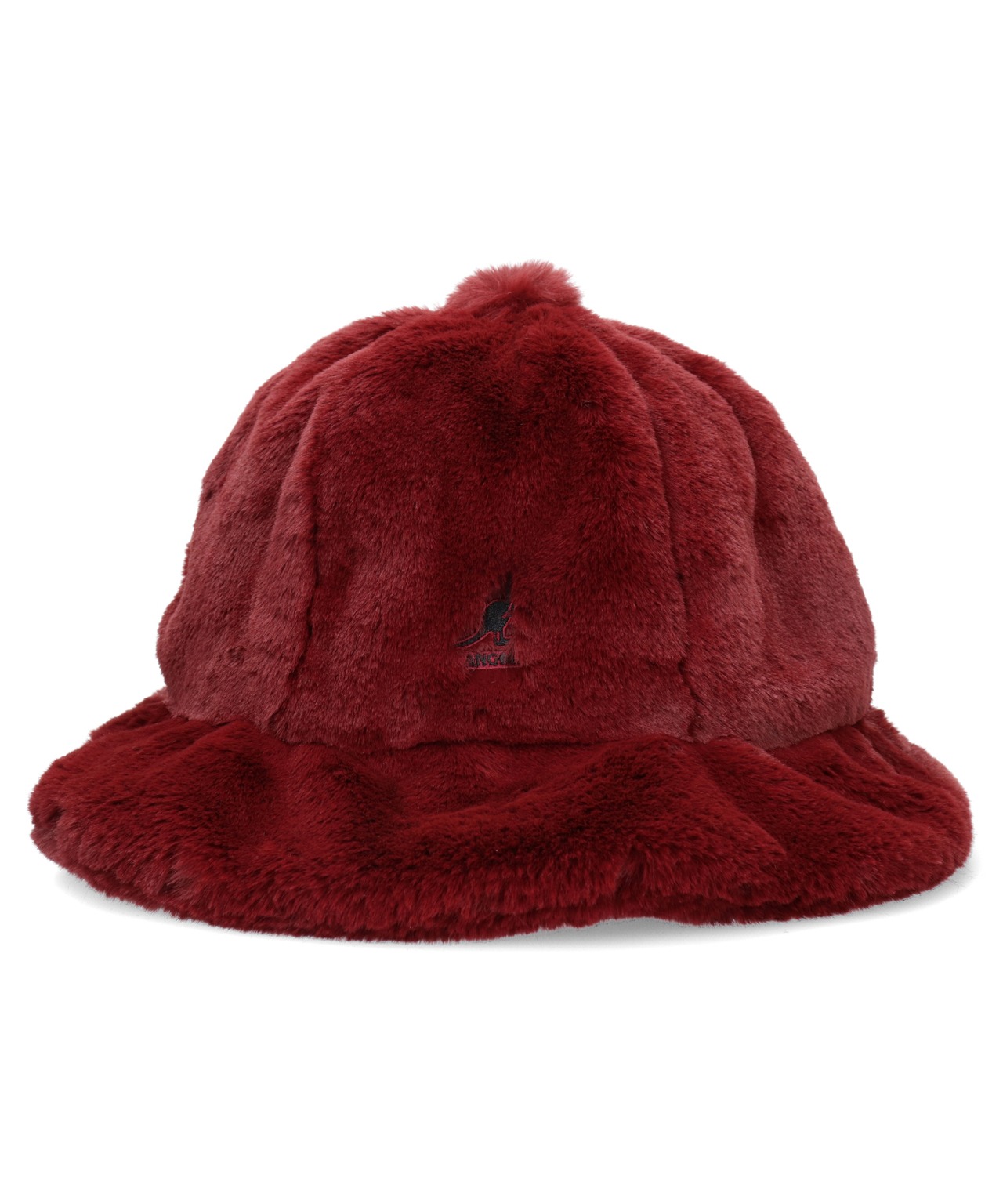 KANGOL「Faux Fur Casual」バーガンディー（8800円）