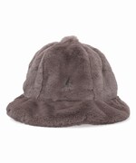 KANGOL「Faux Fur Casual」スモーキーグレー（8800円）