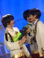 長崎大晟と清水在。（提供：SDR）