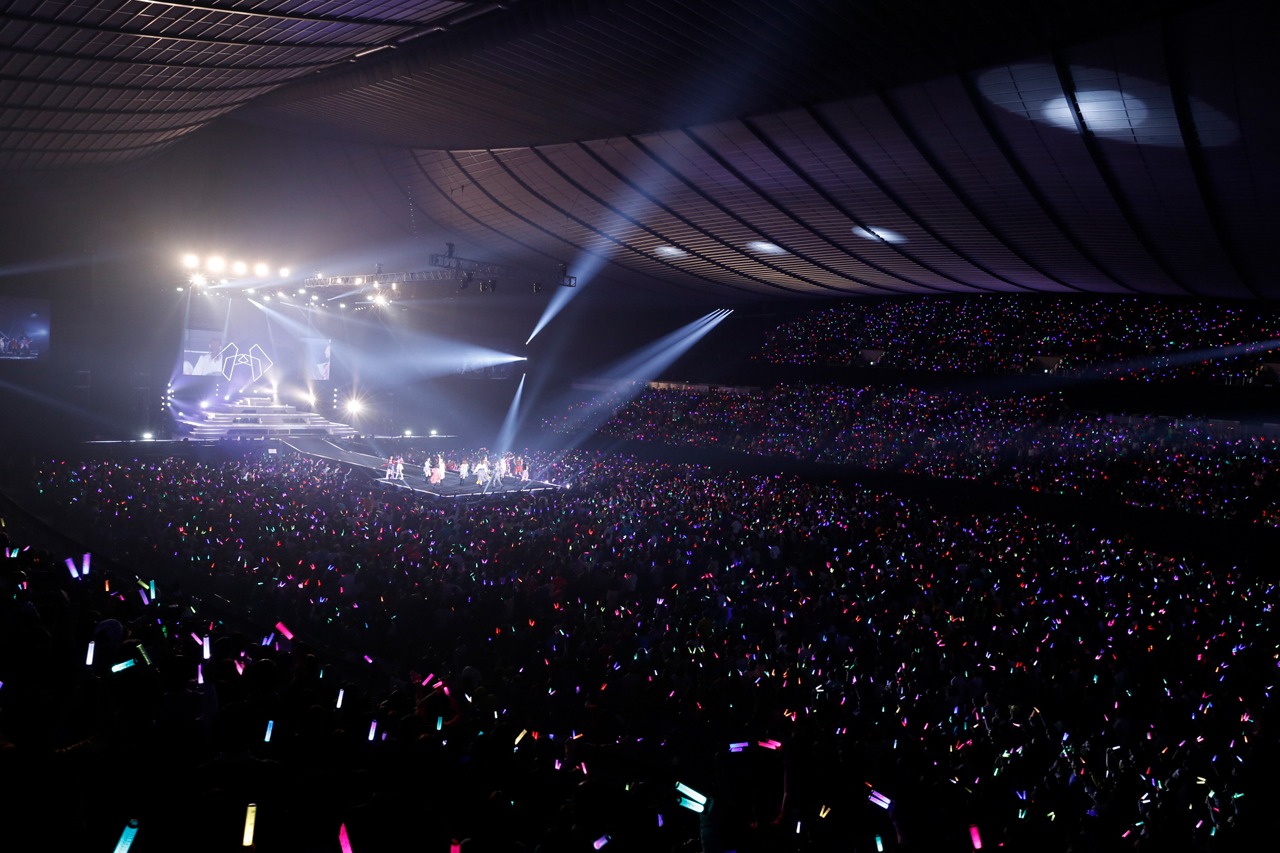 モーニング娘。’19「コンサートツアー秋～KOKORO&KARADA～FINAL」の様子。