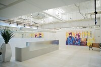 「ハニワのアトリエ」のチケットカウンター。