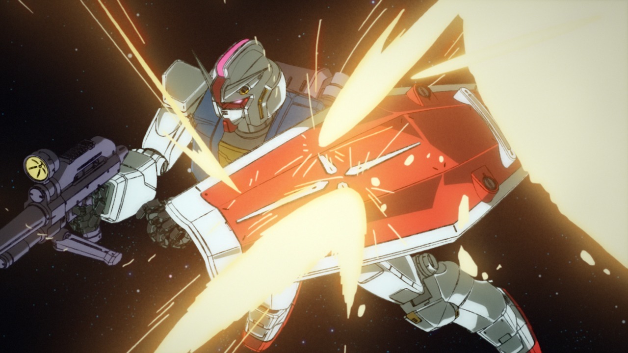 「機動戦士ガンダム40周年記念 ガンダム×KEN OKUYAMA DESIGN×LDH JAPAN“G40プロジェクト”PV」のワンシーン。(c)創通・サンライズ