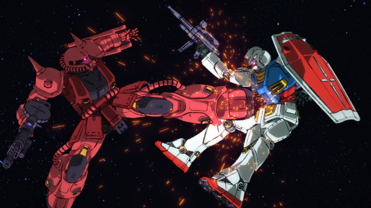 「機動戦士ガンダム40周年記念 ガンダム×KEN OKUYAMA DESIGN×LDH JAPAN“G40プロジェクト”PV」のワンシーン。(c)創通・サンライズ