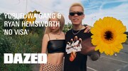 Yurufuwa Gang & Ryan Hemsworth「No Visa」ミュージックビデオのサムネイル。