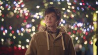 ソフトバンクCM「恋人がサンタクロース」編のワンシーン。