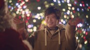 ソフトバンクCM「恋人がサンタクロース」編のワンシーン。