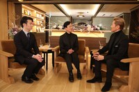 左から中村児太郎、坂東玉三郎、EXILE ATSUSHI。(c)フジテレビ