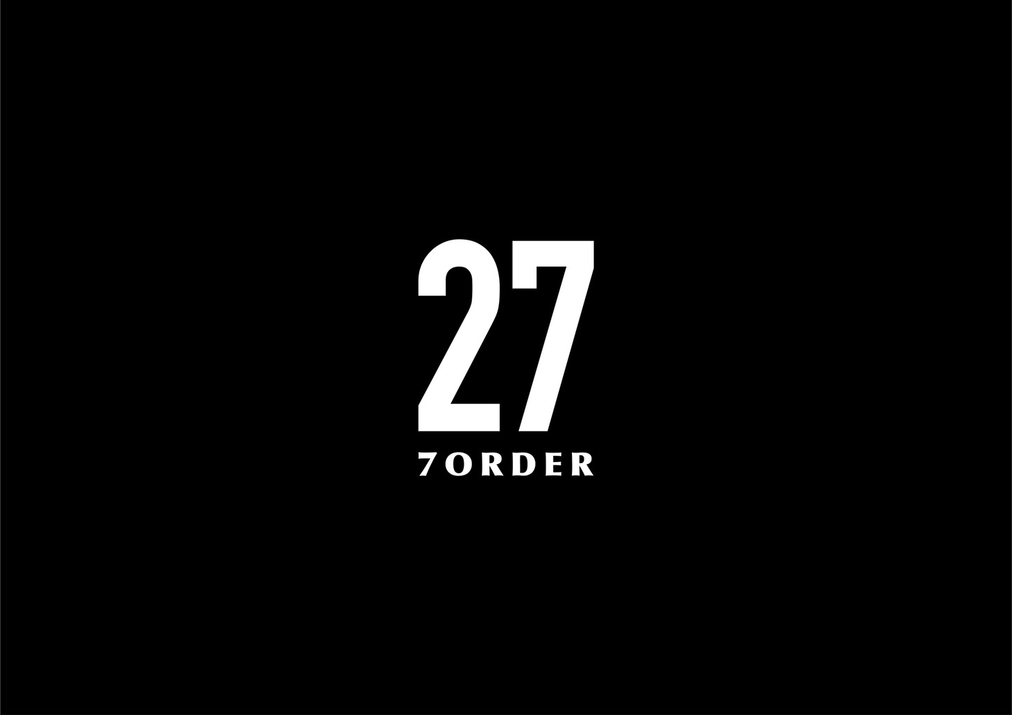 「27-7ORDER-」ロゴ