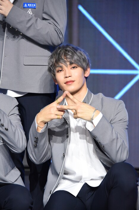 2019年12月、「PRODUCE 101 JAPAN」デビューメンバーに選ばれた與那城奨。