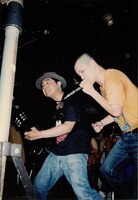 APOLLO'S時代の會田とLOW IQ 01。（写真提供：會田茂一）