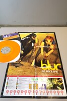 Blur「Girls & Boys」12inchシングルと付属のポスター。