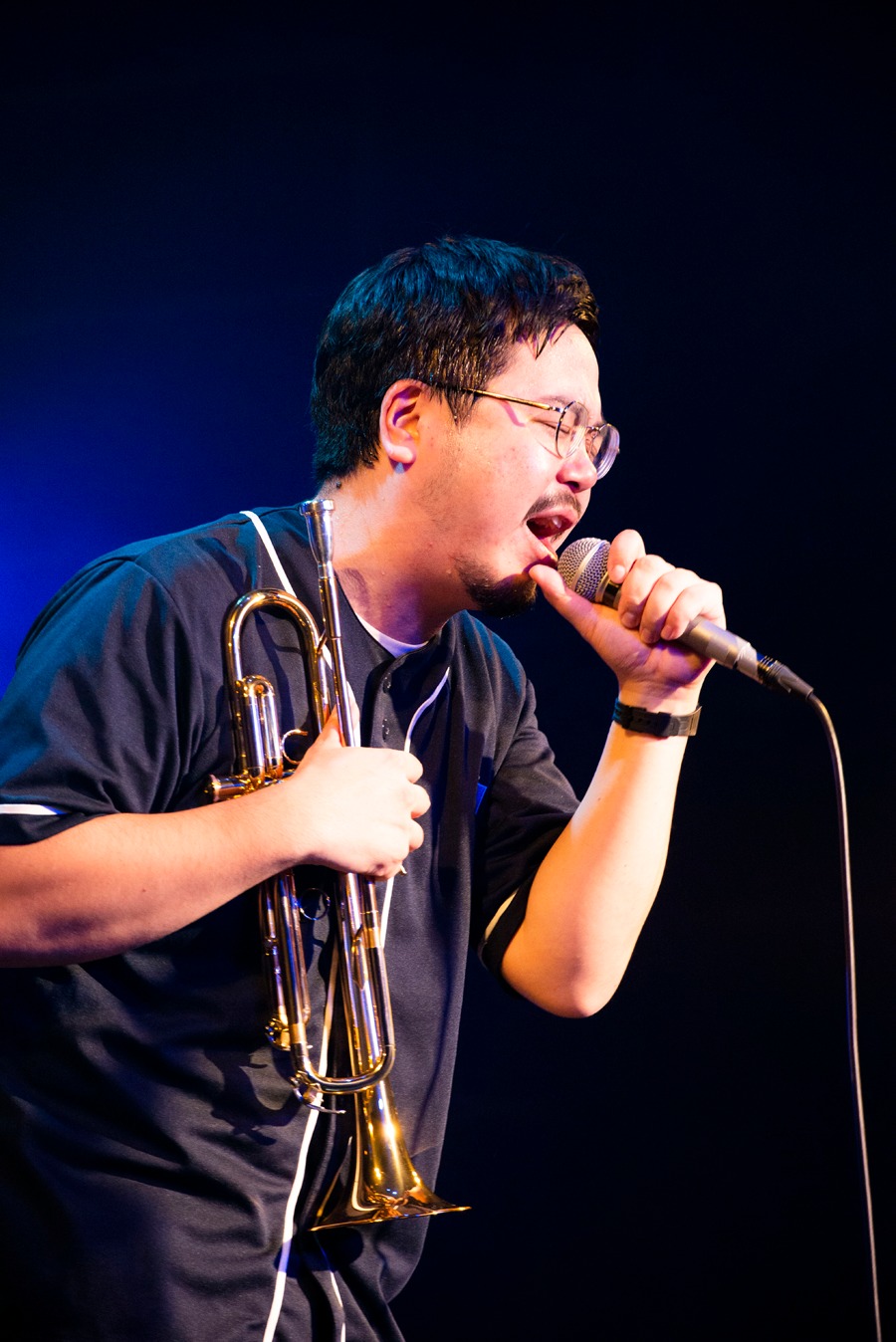 高橋一（Trumpet, Vo）（撮影：中川淳）