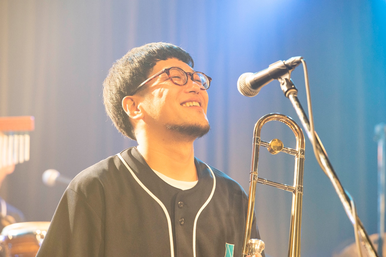 山入端祥太（Trombone）（撮影：中川淳）
