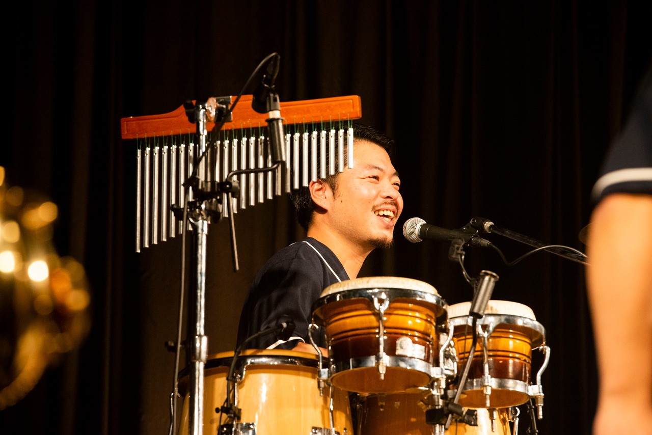 松下源（Precussion）（撮影：中川淳）