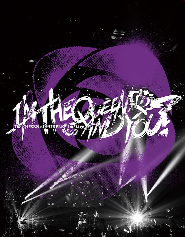 The QUEEN of PURPLE「The QUEEN of PURPLE 1st Live "I'M THE QUEEN, AND YOU?"」初回限定盤ジャケット