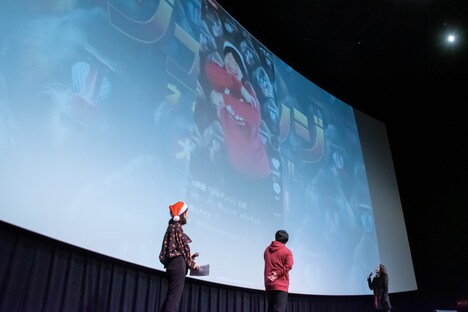 「ジュマンジ/ネクスト・レベル」初日舞台挨拶の様子。